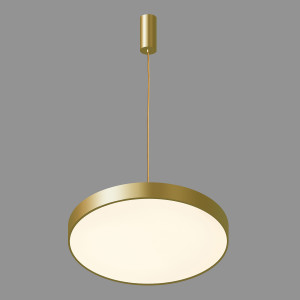 Lustra Orbital LED 30W 1800 lumeni metal/acril auriu sablat Italux