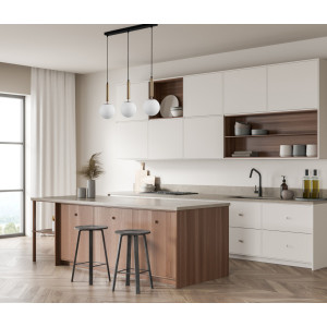 Lustra Ravena 3xE27 metal/sticla alama/opal Italux