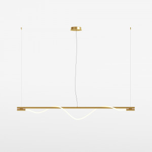 Lustra Tau LED metal auriu/alb Maytoni MOD166PL-L20G3K