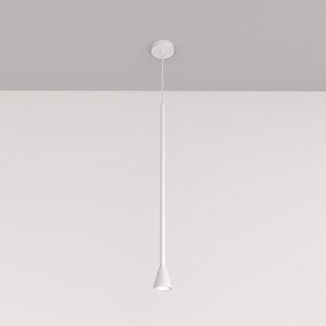 Pendul Arrow 1xGU10 metal alb