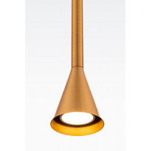 Pendul Arrow 1xGU10 metal auriu