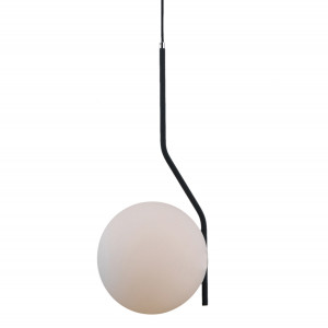 Pendul Carimi 1xE27 metal/sticla antracit Italux