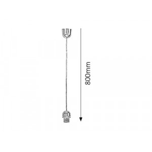 Pendul Fix 1xE27 metal/acril crom Rabalux