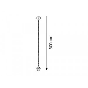 Pendul Fix 1xE27 metal/acril crom Rabalux