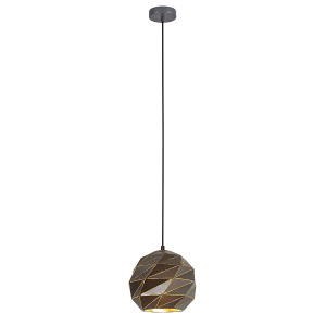 Pendul Palermo 1xE27 metal antracit Italux