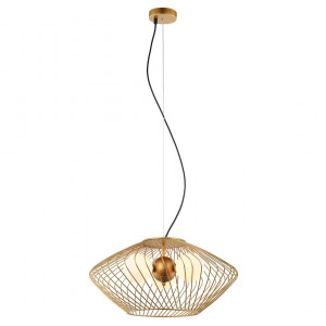 Pendul Zeno 3xG9 metal/sticla auriu Italux