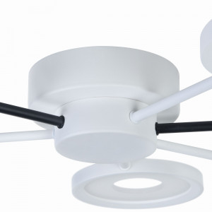 Plafoniera Aprilia LED metal negru/alb Maytoni