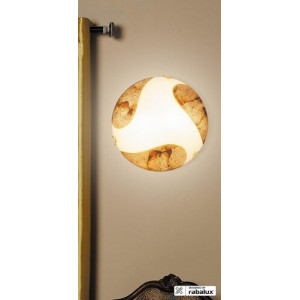 Plafoniera Art gold 2xE27 acril alb/auriu Rabalux