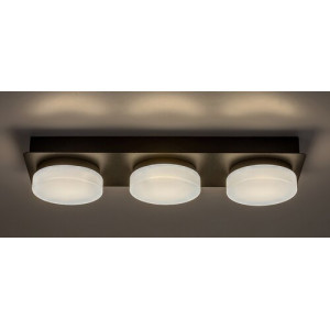 Plafoniera Attichus LED 18W metal/acril negru/alb Rabalux