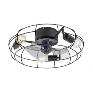 Plafoniera Cadmus 3xE27 metal negru Rabalux