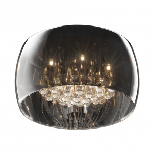 Plafoniera Crystal 5xG9 metal/sticla crom Zuma Line