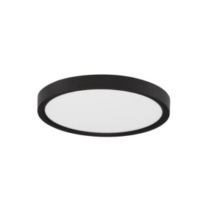 Plafoniera Dixie LED 18W 3000K/4000K/6500K 1800 lumeni negru 220mm