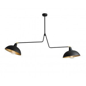 Plafoniera Espace 2xE27 metal negru Aldex