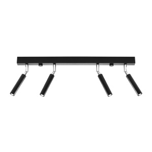 Plafoniera Eyetech 4xG9 metal negru tubular