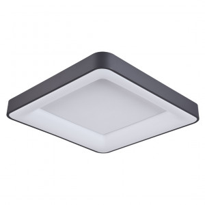 Plafoniera Giacinto LED 50W 2750 lumeni metal/acril negru Italux