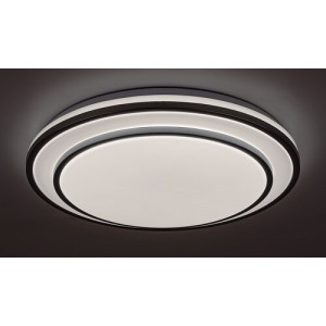 Plafoniera Lupita LED 40W acril argintiu/alb Rabalux