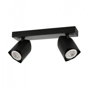 Plafoniera Merusa 1xGU10 metal negru Italux