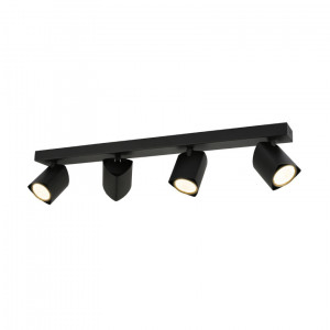 Plafoniera Merusa XL 1xGU10 metal negru Italux