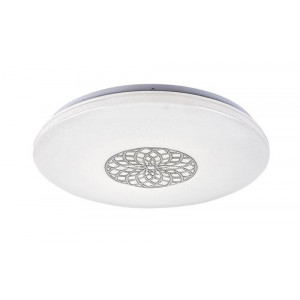 Plafoniera Ophelia LED 24W metal/acril crom/alb Rabalux