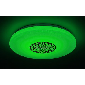 Plafoniera Ophelia LED 24W metal/acril crom/alb Rabalux
