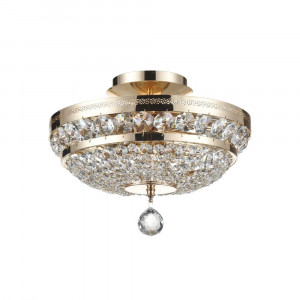 Plafoniera Ottilia 3xE14 metal/cristal auriu Maytoni