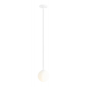Plafoniera Pinne L 1xE14 metal/sticla alb Aldex