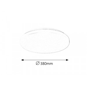Plafoniera Rob LED 32W metal/acril alb Rabalux