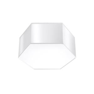 Plafoniera Sunde 13 2xE27 acril alb cube - Img 1