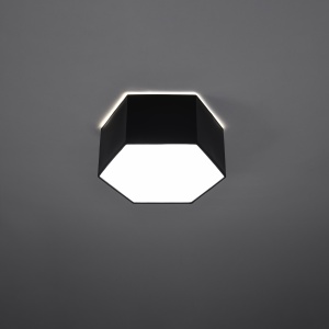 Plafoniera Sunde 13 2xE27 acril negru cube - Img 3