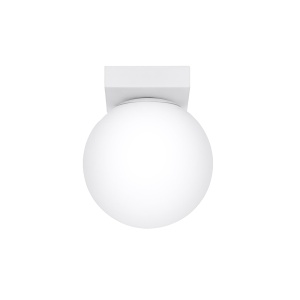 Plafoniera Yoli 1xG9 metal/sticla alb