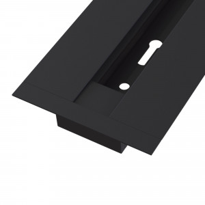 Sina incastrata Unity 1 metru metal negru
