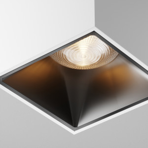 Spot aplicat Alfa LED 1xLED metal alb/negru Maytoni