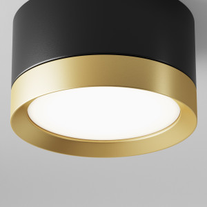 Spot aplicat Hoop 1xGX53 metal negru/auriu Maytoni
