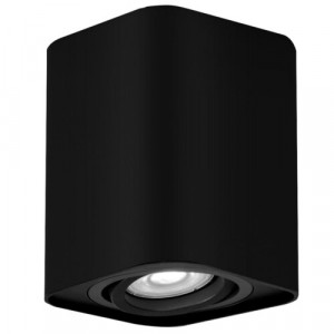 Spot aplicat Kobald 1xGU10 metal/sticla negru Rabalux