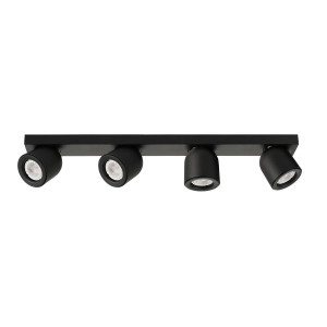 Spot aplicat Nuora 4xGU10 metal negru Italux
