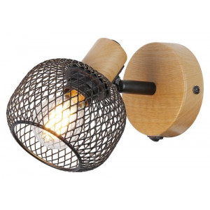 Spot bara Grendel 1xE14 metal fag/negru Rabalux