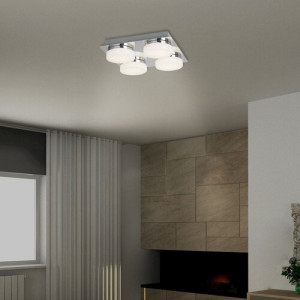 Spot bara Hilary LED 20W metal/acril crom/alb Rabalux