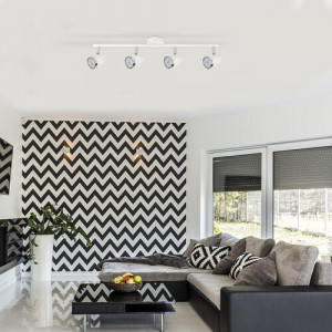 Spot bara Karen LED 16W metal/acril alb Rabalux