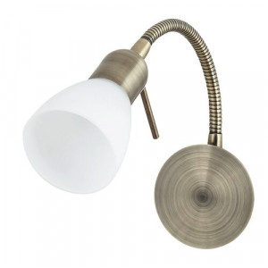 Spot bara Soma 1xE14 metal/sticla bronz/alb Rabalux RBL6320