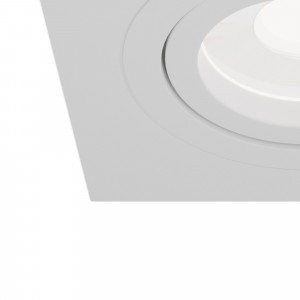 Spot incastrat Atom 1xGU10 metal alb Maytoni