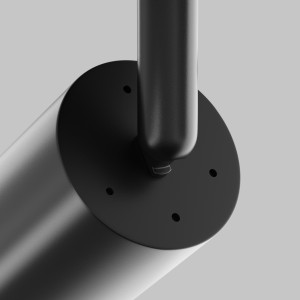 Spot incastrat Focus 1xGU10 metal negru Maytoni