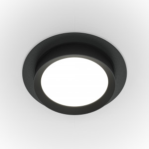 Spot incastrat Hoop 1xGX53 metal negru Maytoni DL086-GX53-RD-B