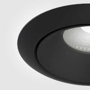 Spot incastrat Yin 1xLED metal negru Maytoni