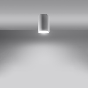 Spot Lagos 10 1xGU10 metal alb tubular - Img 3