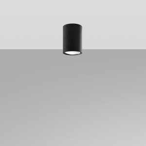 Spot Lagos 10 1xGU10 metal negru tubular - Img 2