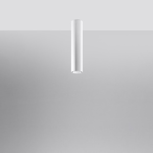 Spot Lagos 40 1xGU10 metal alb tubular - Img 2