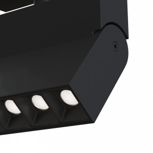 Spot magnetic sina Points Rot 1xLED metal negru