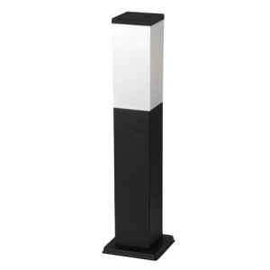 Stalp exterior Bonn 1xE27 metal/acril negru/alb Rabalux