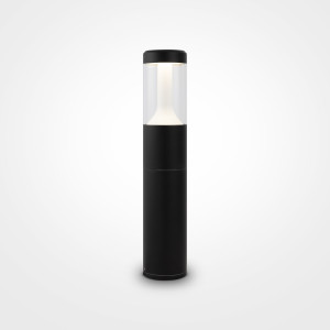 Stalp exterior Koln LED metal negru Maytoni O590FL-L8B4K