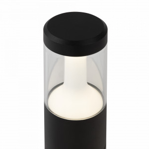 Stalp exterior Koln 1xLED metal negru Maytoni